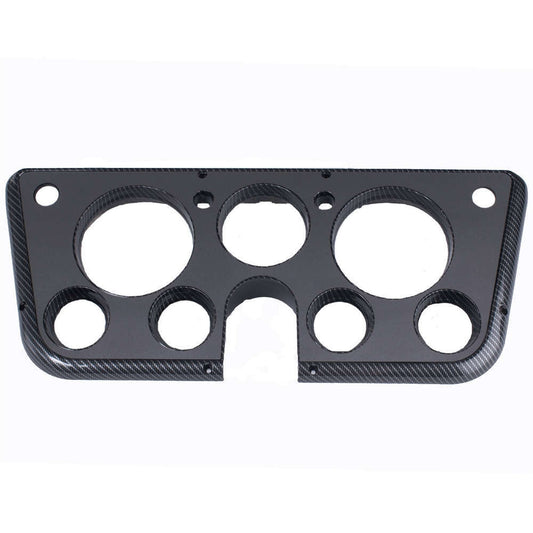 Clayton Machine Works CMW6772-C Gauge Bezel 67-72 GM P/U Carbon Fiber With Gray