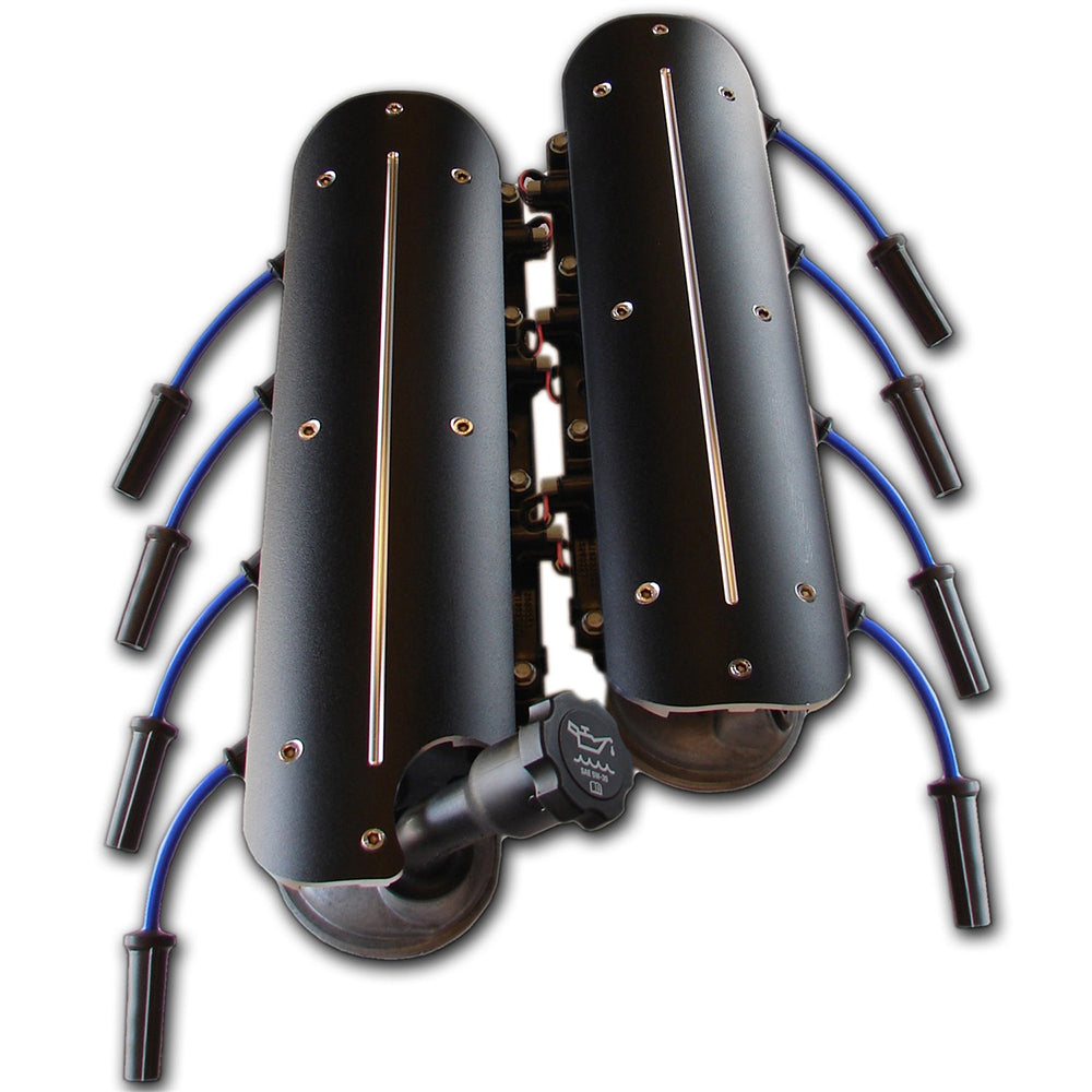 Clayton Machine Works CMWLSC-01-B LS Engine Coil Covers Pair Black