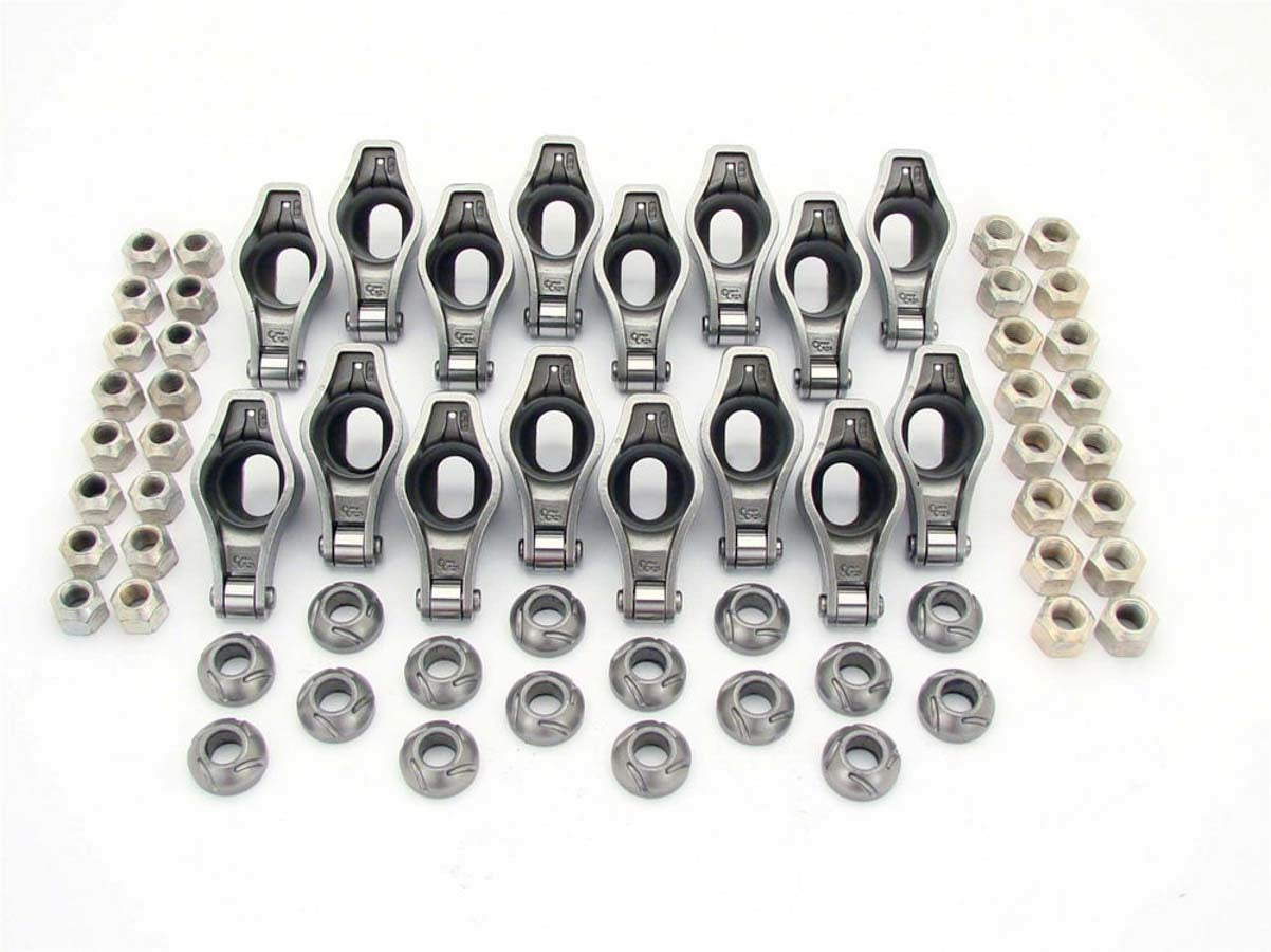 Comp Cams COM1452-16 Pont V8 Mag-Roll Rocker Arm 7/16 Stud/1.65 Ratio