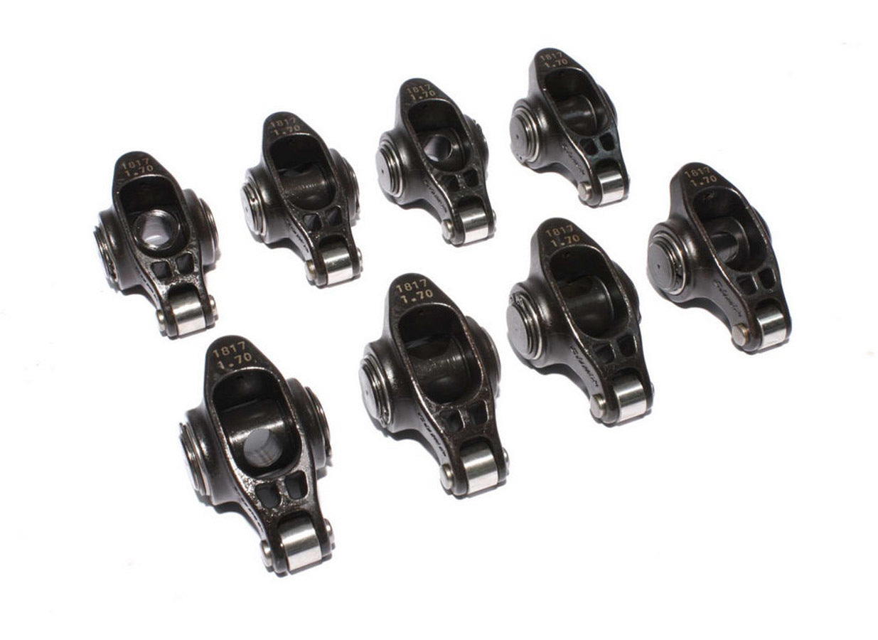 Comp Cams COM1817-8 Ulta Pro Roller Rocker Arms SBC 1.7 Ratio