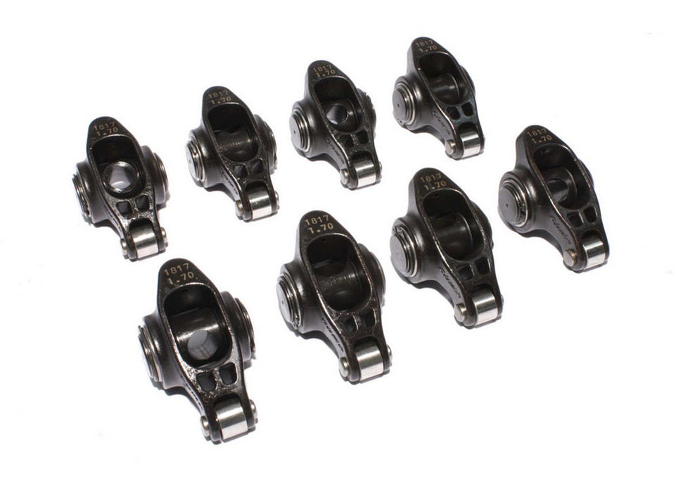 Comp Cams COM1817-8 Ulta Pro Roller Rocker Arms SBC 1.7 Ratio