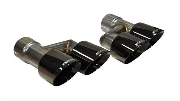 Corsa Performance COR14333BLK Exhaust Tip Kit Dual Rear Exit