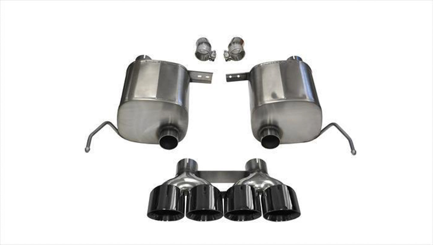 Corsa Performance COR14762BLK Exhaust Valve-Back - 2.7 5in Valve-Back Dual Rea