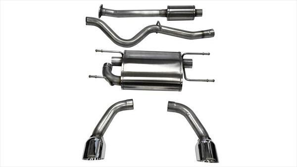 Corsa Performance COR14864 Exhaust Cat-Back - 2.5in Dual Rear Exit