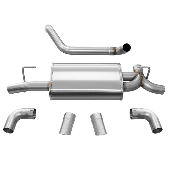 Corsa Performance COR21013 18- Jeep JL 3.6L Axle Back Exhaust w/Turndown