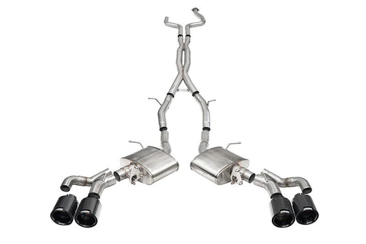 Corsa Performance COR21320CFBLK 24- CT5-V Blackwing Cat Back Exhaust Blk CF