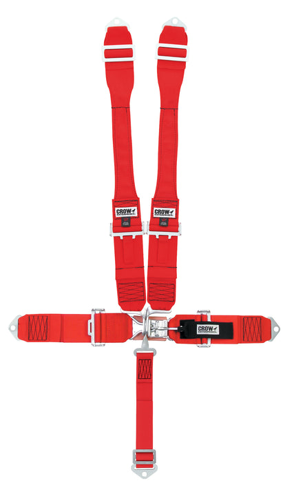 Crow Safety Gear CRW11002DB 5-Way L&L 52in Lap Belt Pull-down Indiv DB Har