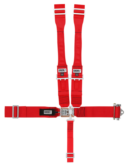 Crow Safety Gear CRW40062 Harness 3in RH Ratchet Sprint Car Red