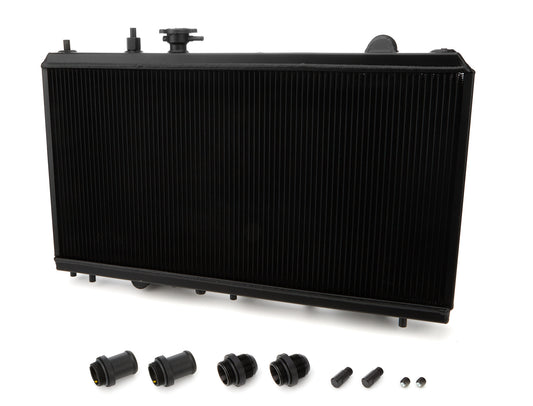 CSF Cooling - Racing & High Performance Division Radiator 92-00 Honda Civic w/ K-Swap Black