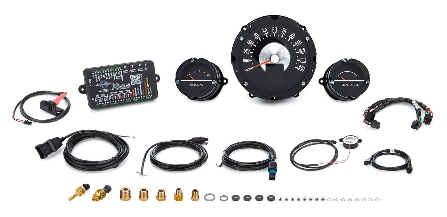 Dakota Digital DDGRTX-57C-X 1957 Chevy Car RTX Instrument System