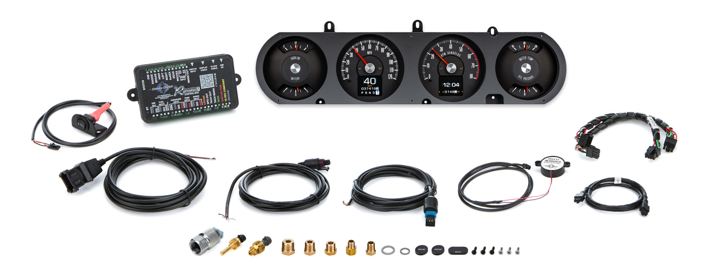 Dakota Digital DDGRTX-64P-GTO-X 1964-67 Pontiac GTO RTX Instrument System