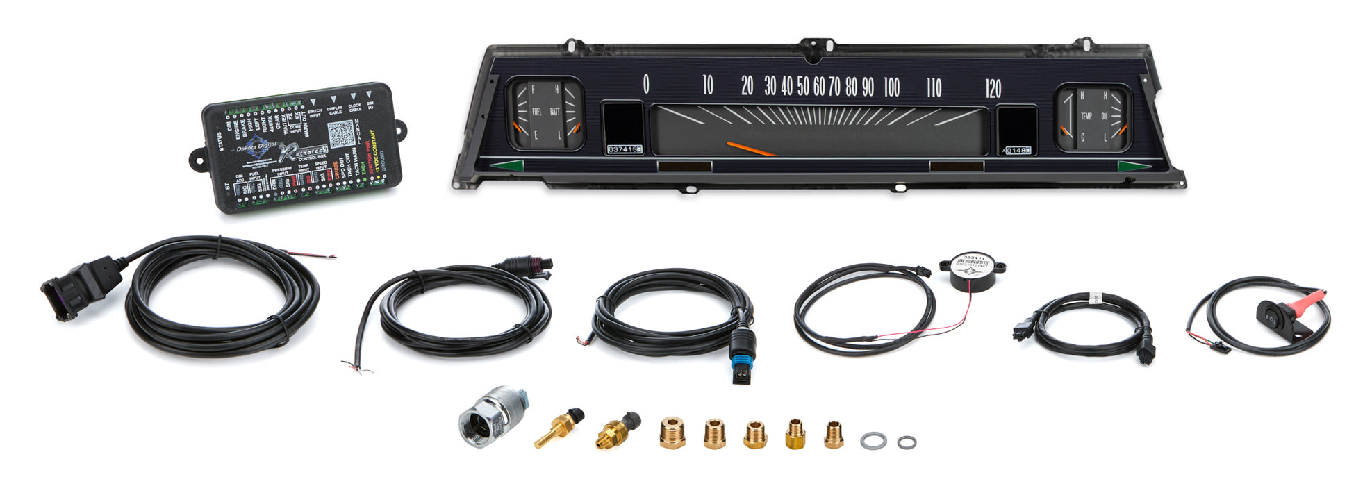 Dakota Digital DDGRTX-66C-CVL-X 1966-67 Chevy Chevelle RTX Instrument System