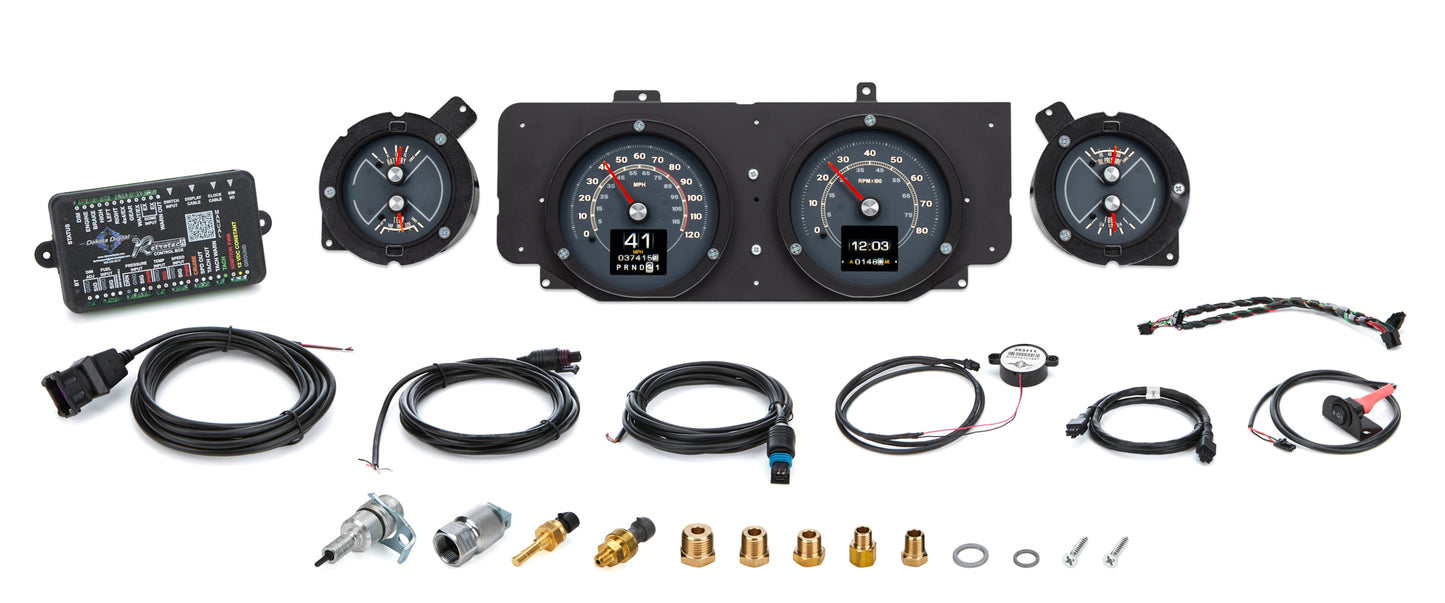 Dakota Digital DDGRTX-69F-MUS-X 1969-70 Ford Mustang RTX Instrument System