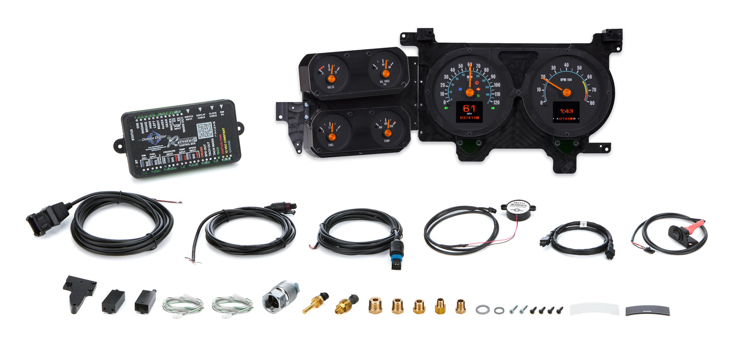 Dakota Digital DDGRTX-76C-PU-X 1973-91 Chevy Truck RTX Instrument System