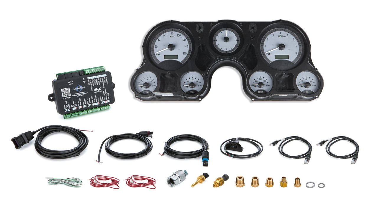 Dakota Digital DDGVHX-67C-PA-S-B 1967-72 Chevy Truck VHX Instrument System