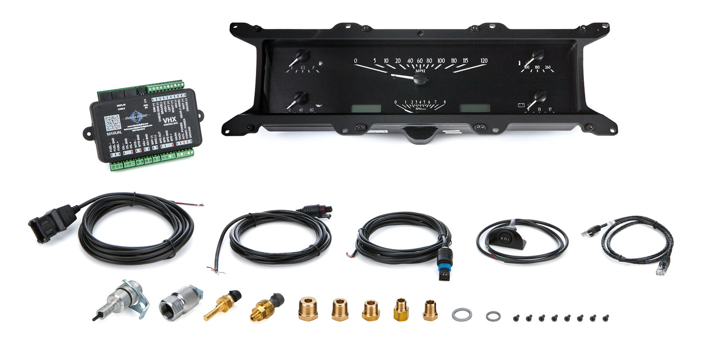 Dakota Digital DDGVHX-67F-PU-K-W 1967-72 Ford Pickup VHX Instrument System