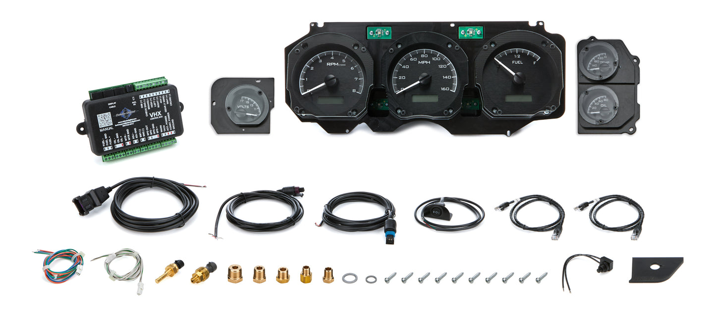Dakota Digital DDGVHX-70C-CVL-K-W 1970-72 Chevy Chevelle VHX Instrument System