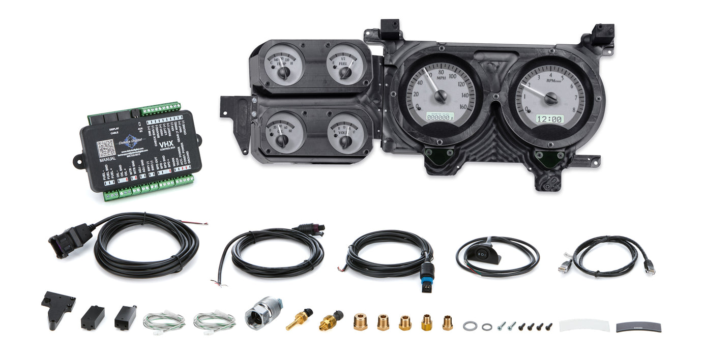 Dakota Digital DDGVHX-73C-PU-S-B 1973-87 Chevy Pickup VHX Instrument System