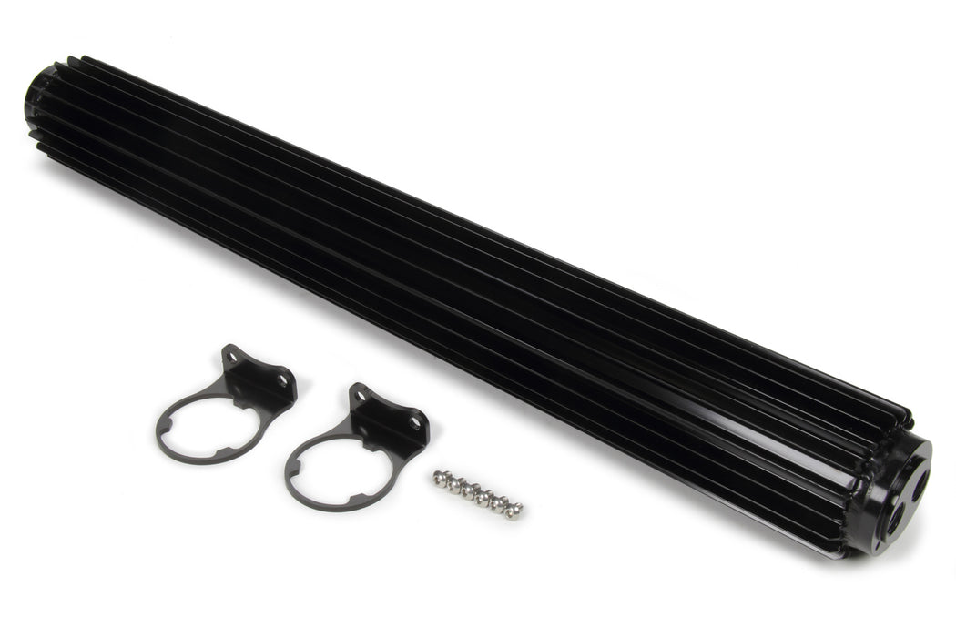 Derale DER13287 Dual-Pass Heat Sink Cool er 24in Black Anodized