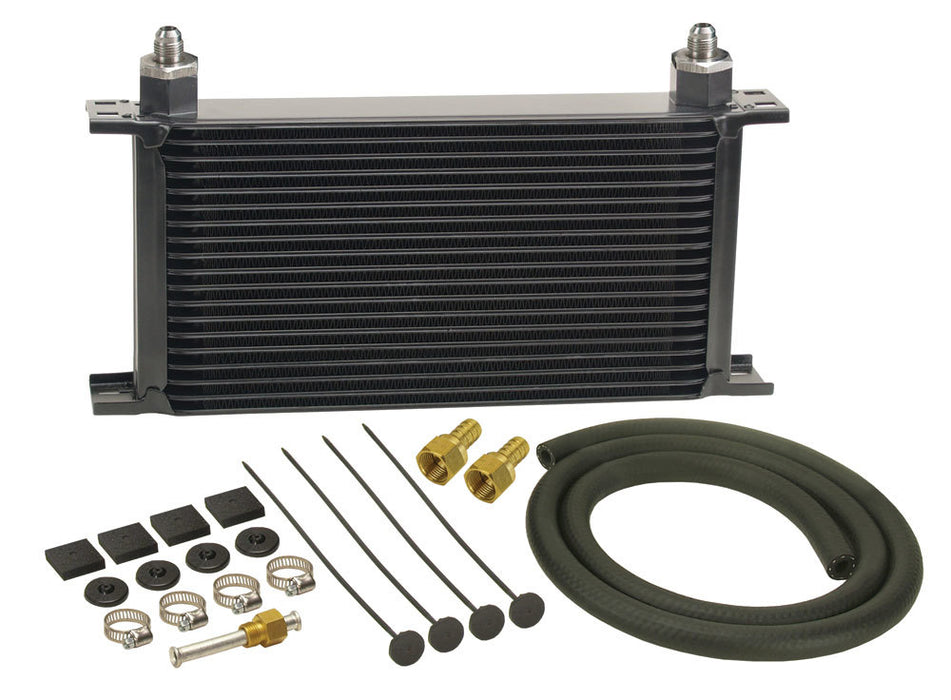 Derale DER13403 19-Row Stack Plate Trans Cooler Kit (-6AN)
