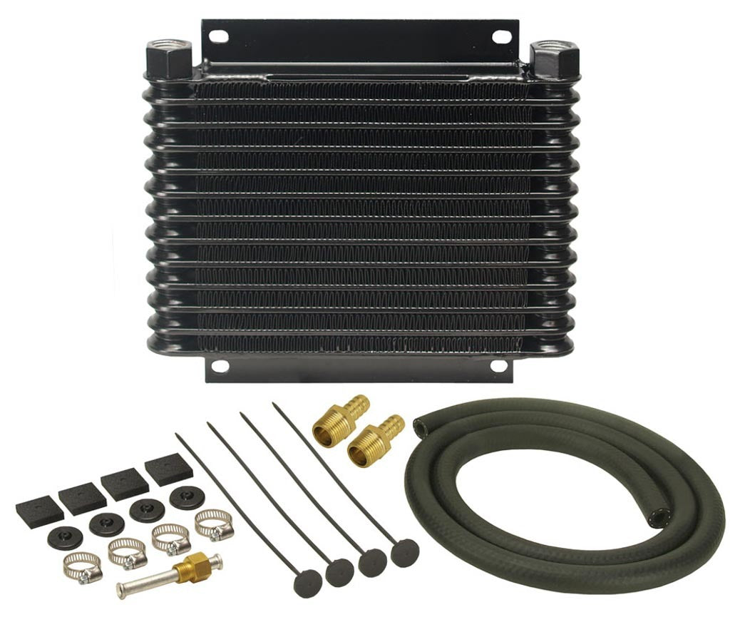 Derale DER13613 Trans Cooler 22000 GVW 3/8 Barb Fitting