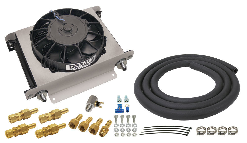 Derale DER13960 Hyper Cool Cooler Kit -6AN Inlets