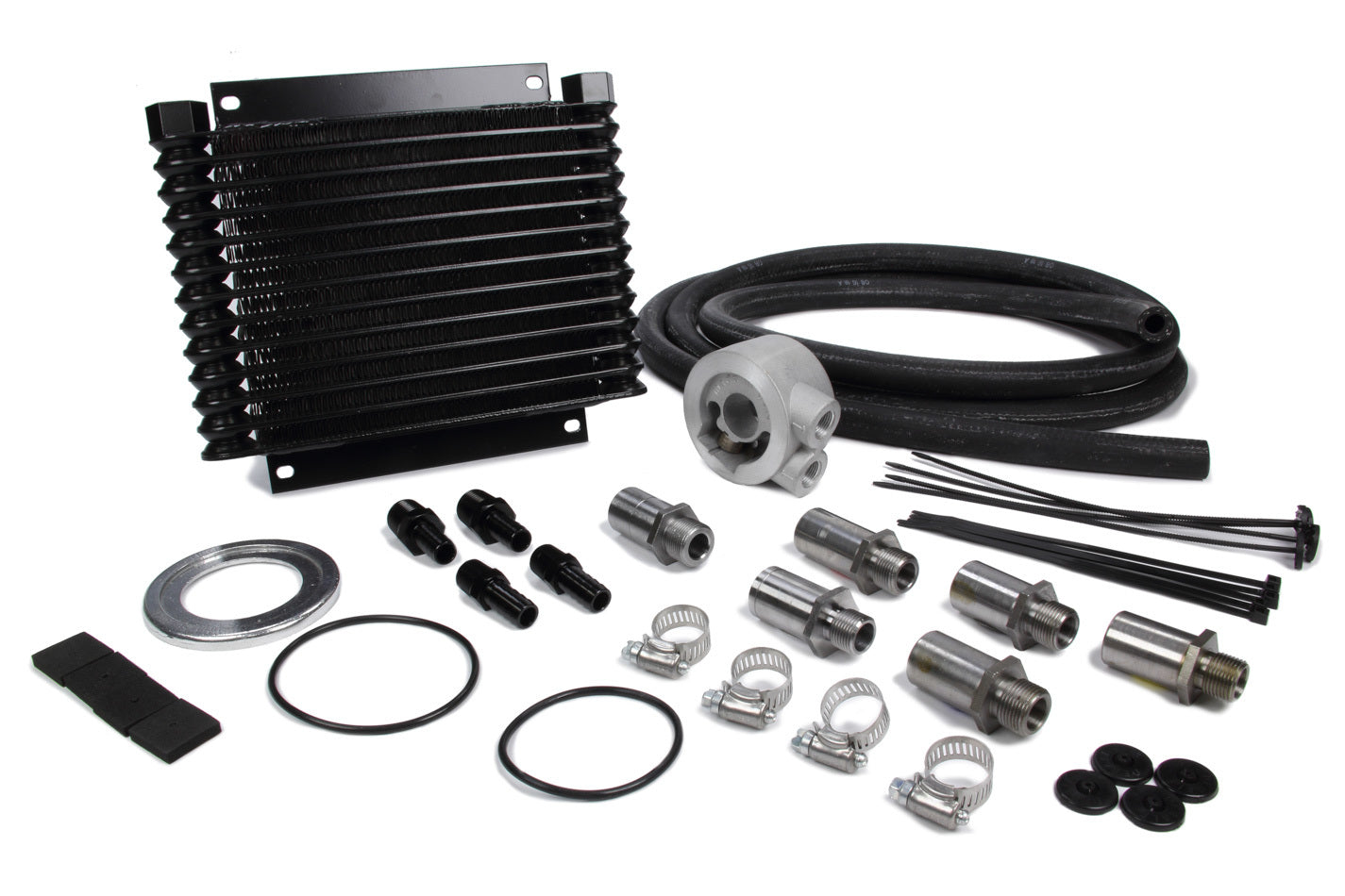 Derale DER15405 Plate & Fin Engine Oil C ooler Kit