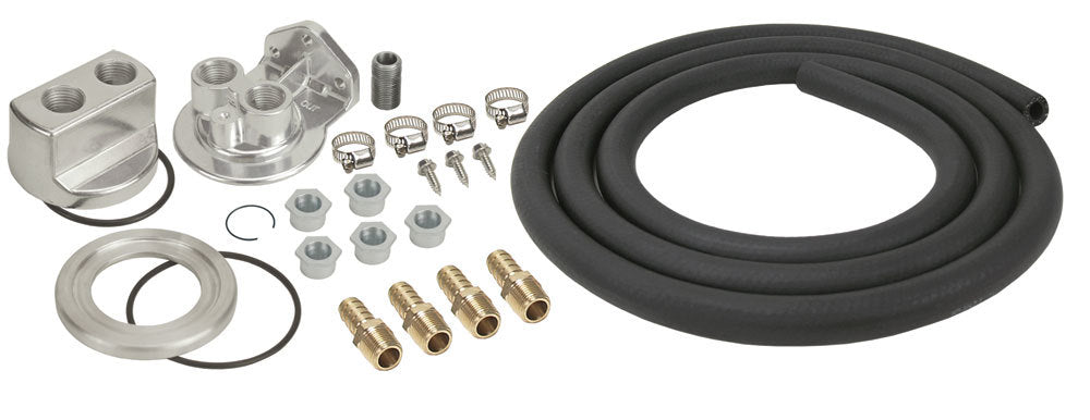 Derale DER15748 Single Mount Oil Filter Relocation Kit