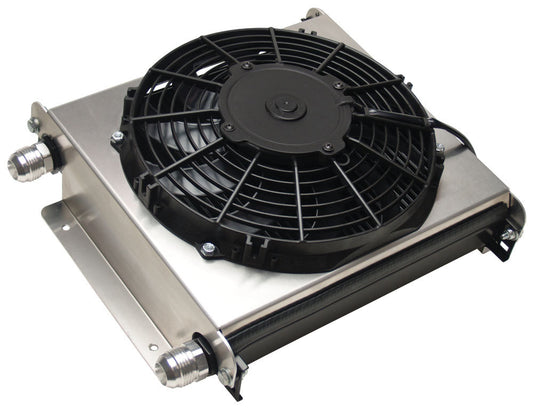 Derale DER15876 Remote Oil Cooler -12AN w/ Fan