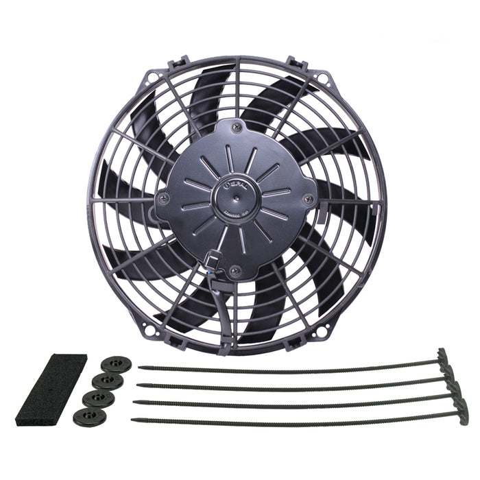 Derale DER16109 HO Extreme 9in Curved Bl ade Puller Elec Fan