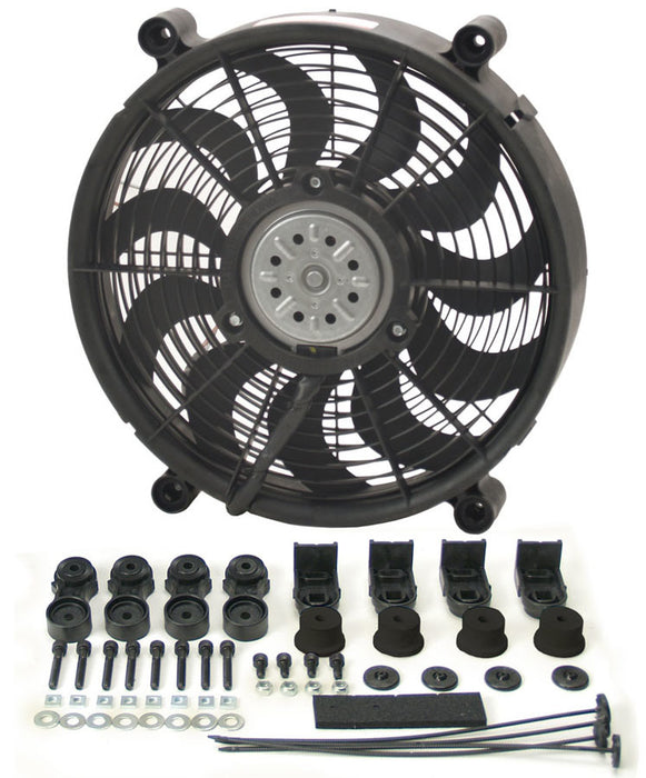 Derale DER16214 14in High Output RAD Fan Single