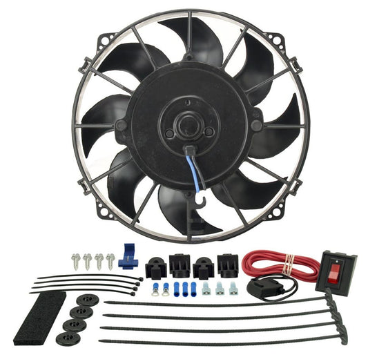 Derale DER16508 8in Tornado Electric Fan Premium Kit