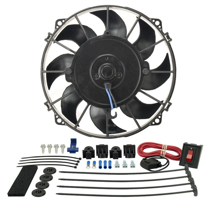 Derale DER16508 8in Tornado Electric Fan Premium Kit