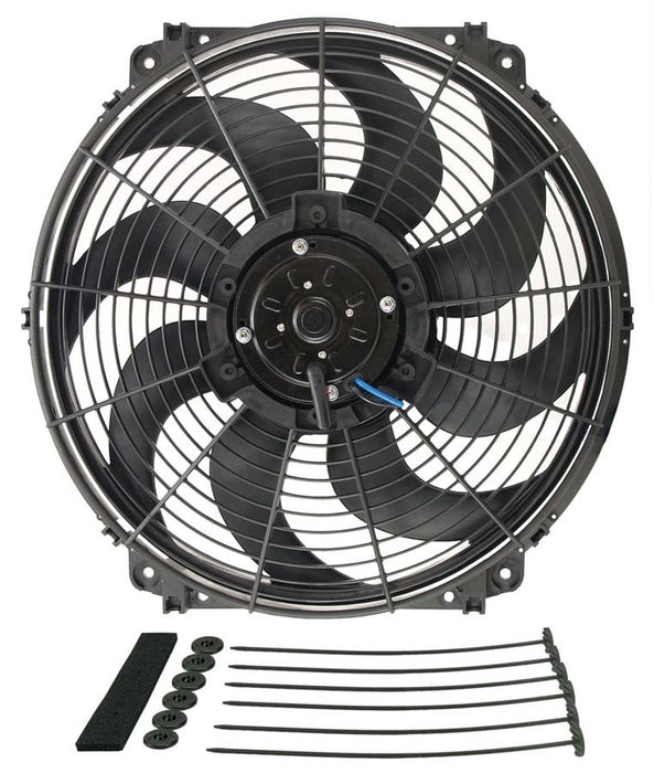 Derale DER16626 16in Tornado Electric Fan w/Standard Mount Kit