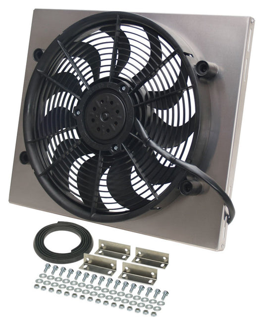 Derale DER16821 RAD Fan w/Alum Shroud Assembly