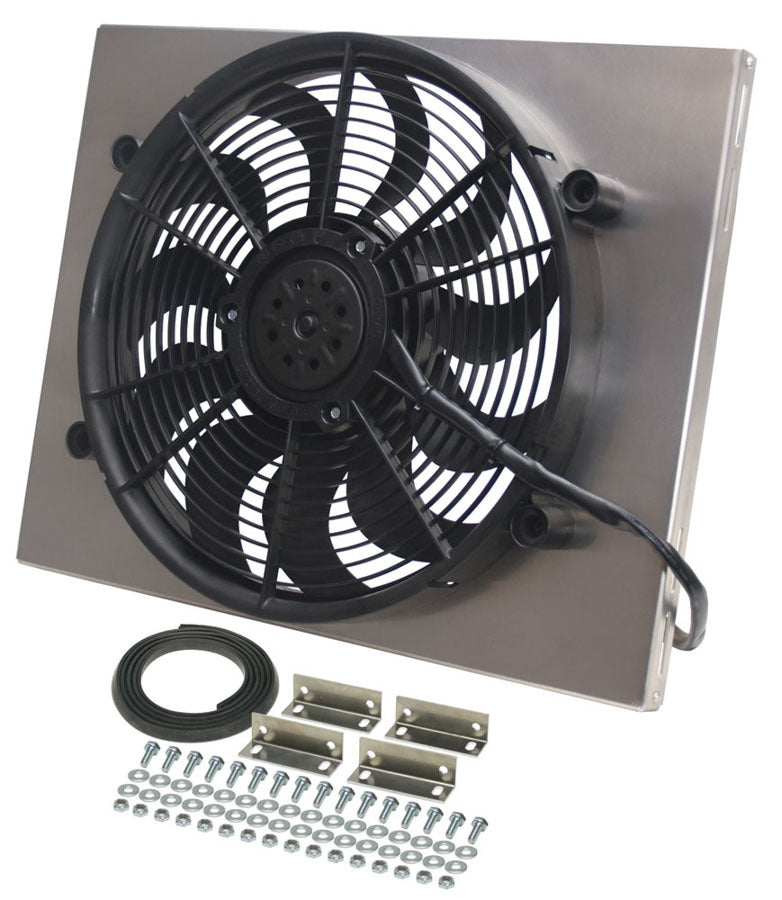Derale DER16822 RAD Fan w/Alum Shroud Assembly