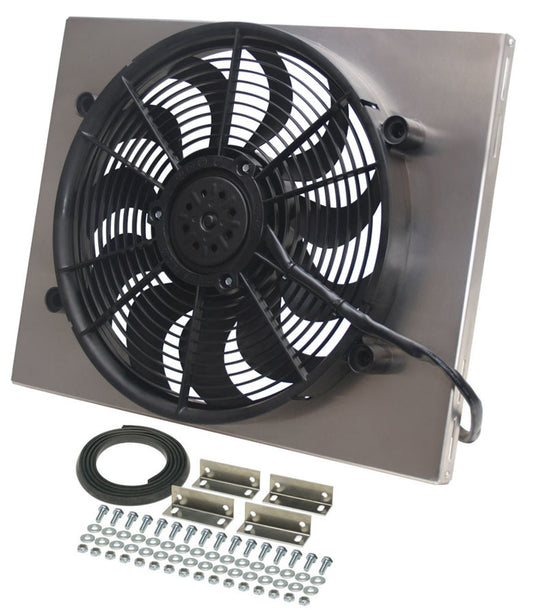 Derale DER16822 RAD Fan w/Alum Shroud Assembly
