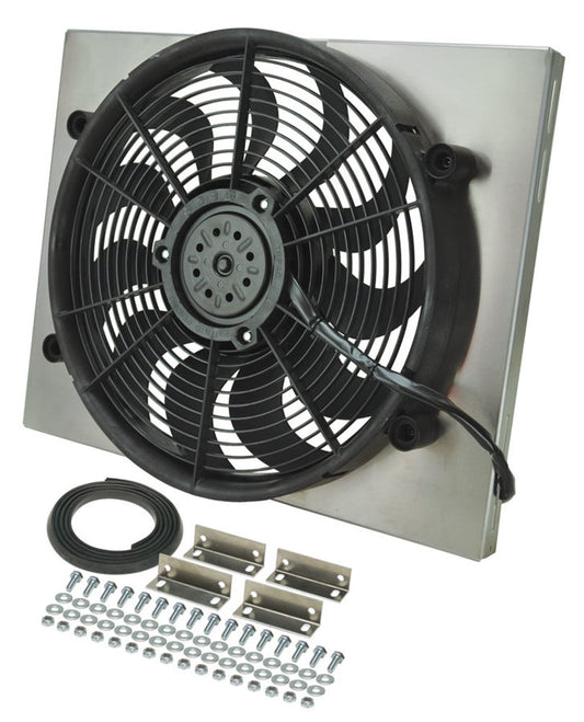 Derale DER16823 RAD Fan w/Alum Shroud Assembly