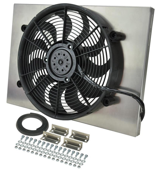 Derale DER16828 RAD Fan w/Alum Shroud Assembly