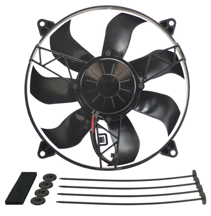 Derale DER16918 12in High Output RAD Fan Single Puller