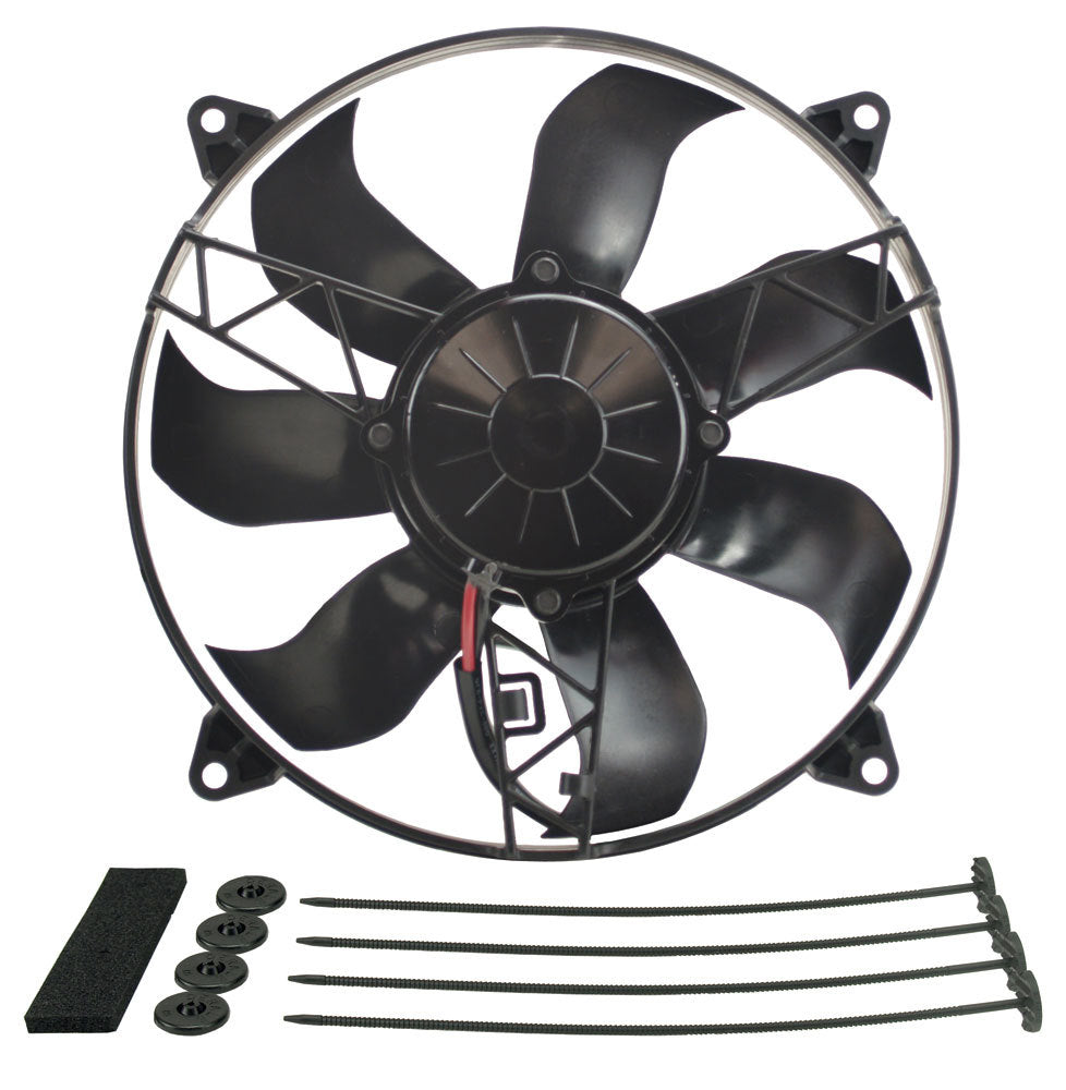Derale DER16918 12in High Output RAD Fan Single Puller