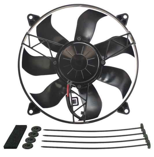 Derale DER16918 12in High Output RAD Fan Single Puller