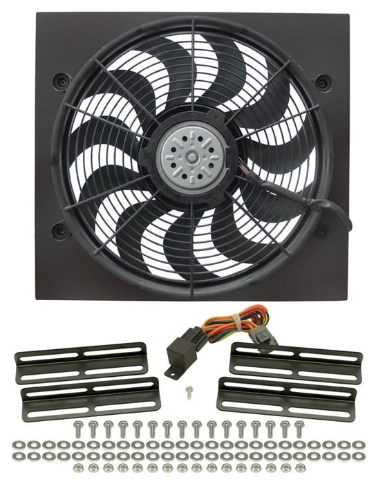 Derale DER16919 17in High Output RAD Fan Single 2 Spd Puller