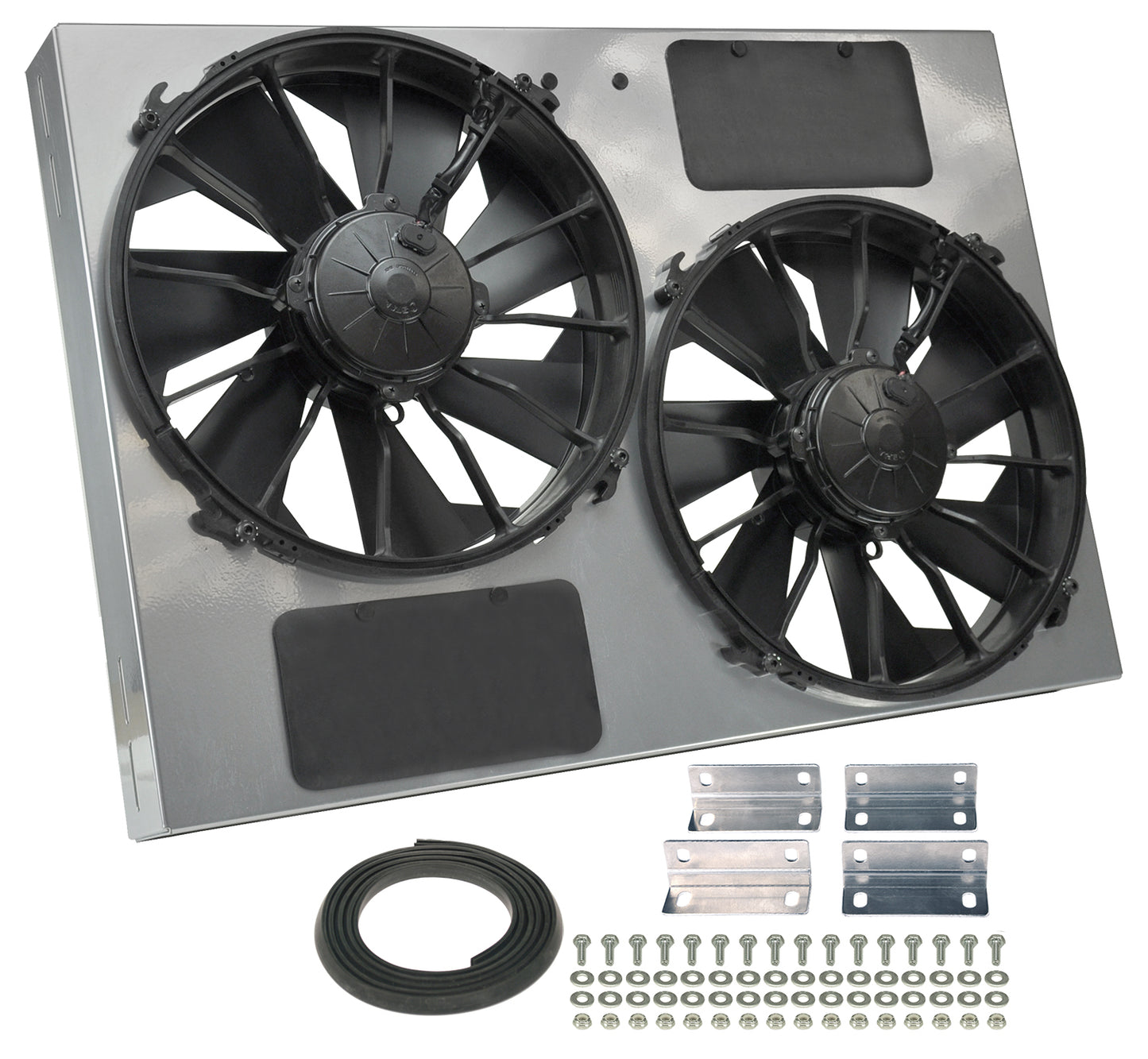 Derale DER16927 13in Dual High Output RAD Fans Puller