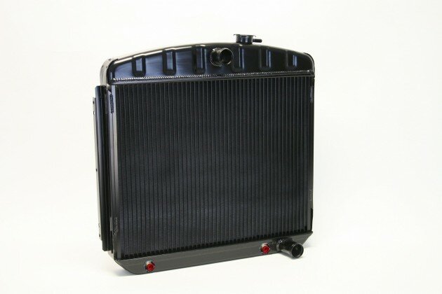Dewitts Radiator DEW32-1239013A Radiator 55-57 Chevy Auto Trans Black