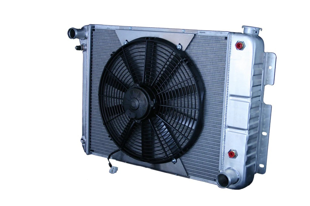 Dewitts Radiator DEW32-4139004A Radiator w/Fans Camaro 67-69 SBC Auto Trans Raw