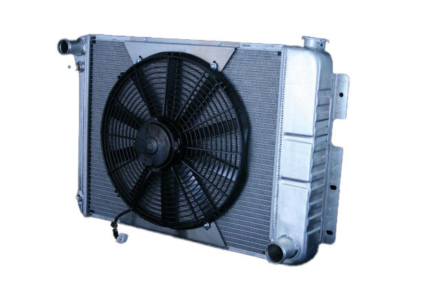 Dewitts Radiator DEW32-4139004M Radiator w/Fans Camaro 67-69 SBC Man Trans Raw