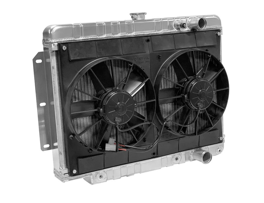 Dewitts Radiator DEW32-4139014A Radiator w/Fans Impala 59-64 Auto Trans Raw