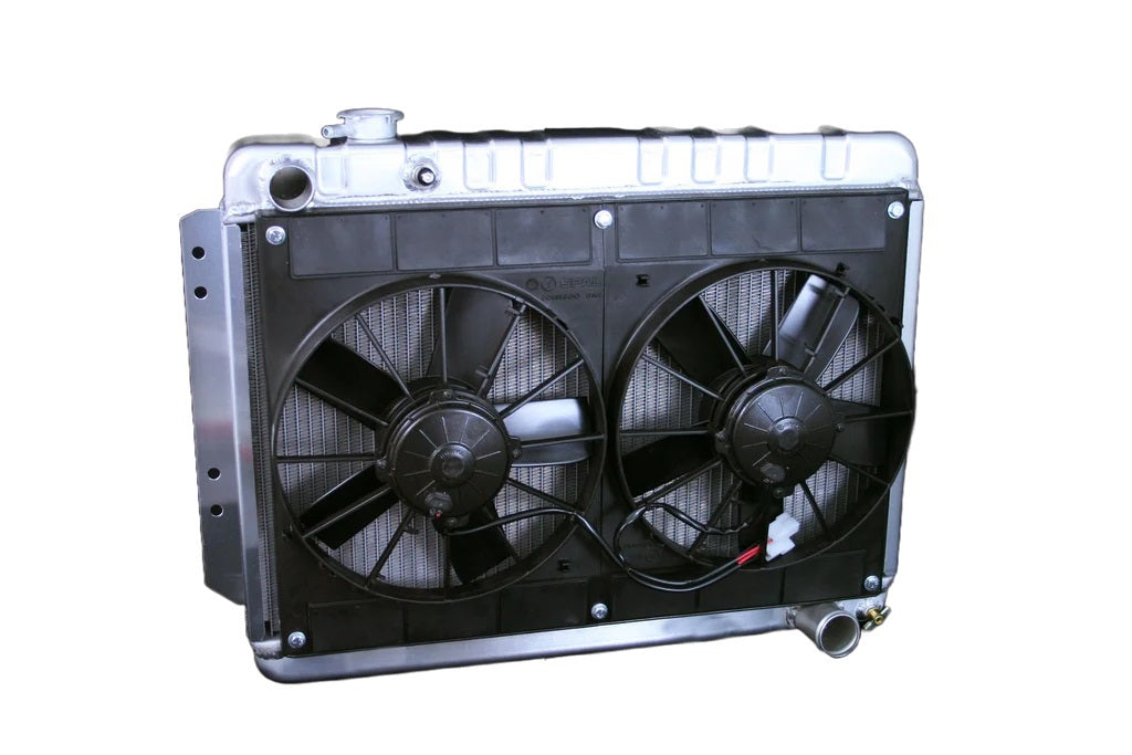 Dewitts Radiator DEW32-4139015M Radiator w/Fans Impala 59-64 Manual Trans Raw