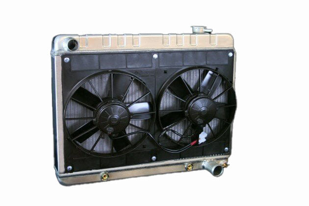 Dewitts Radiator DEW32-4139017A Radiator w/Fans C-10 Trk 63-66 Auto Trans Raw